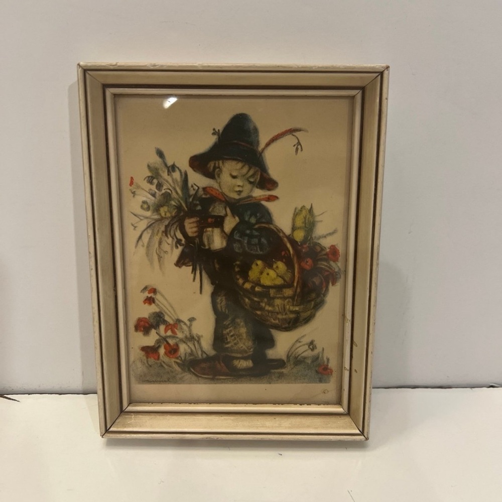 Hummel Print Voices of Spring 1943 Print Framed
